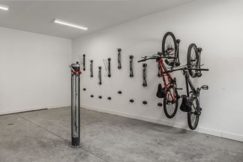 Bike wall rack